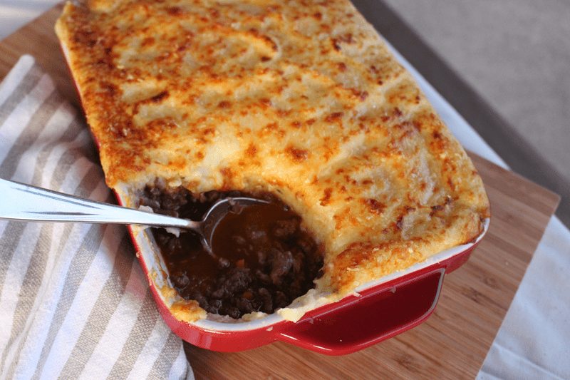 Receita Inglesa  Shepherd's Pie 