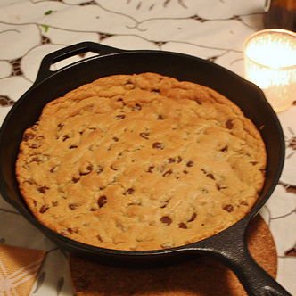 Family Dinner and a Chocolate Chip Skillet Cookie for a Special Guy’s Birthday