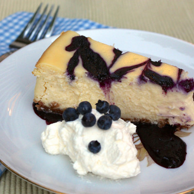 Wild Blueberry Cheesecake