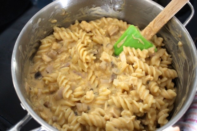 add turkey-pasta-sauce