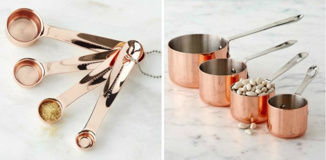williams-sonoma-copper-measuring-spoons-cups