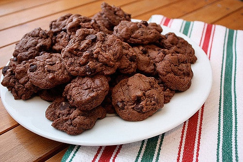 double-chocolate-chip-cookies