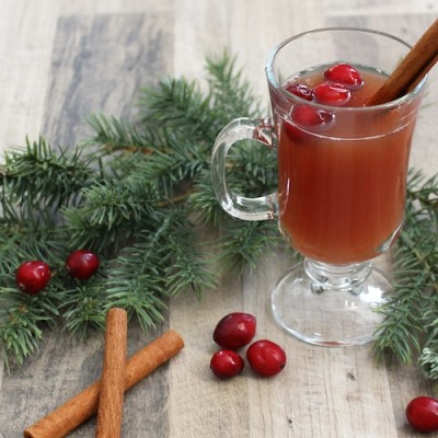 Slow Cooker Spiced Cranberry Apple Cider