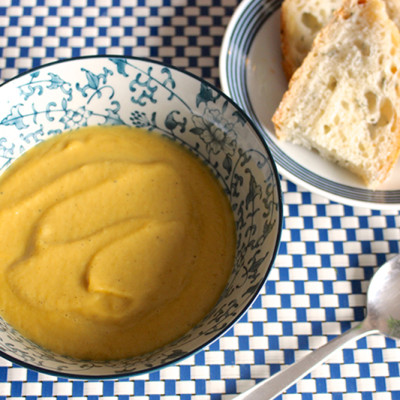Slow Cooker Butternut Squash & Parsnip Soup