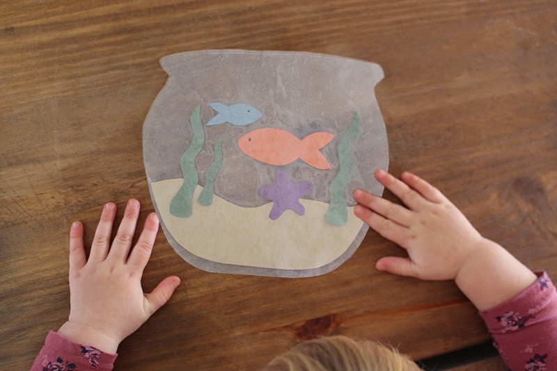 Super Cute Wax Paper Crafts for Kids