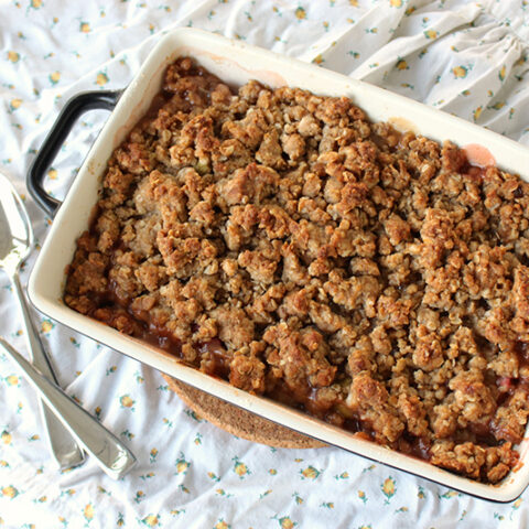 Classic Rhubarb Crisp