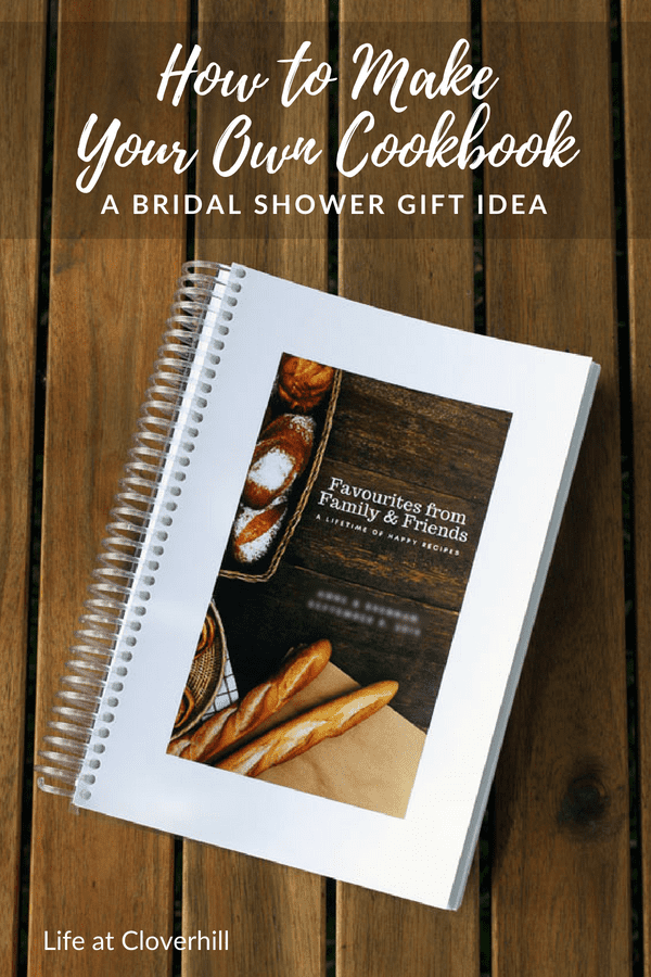 How to Make Your Own Cookbook {Bridal Shower Gift} - Life at