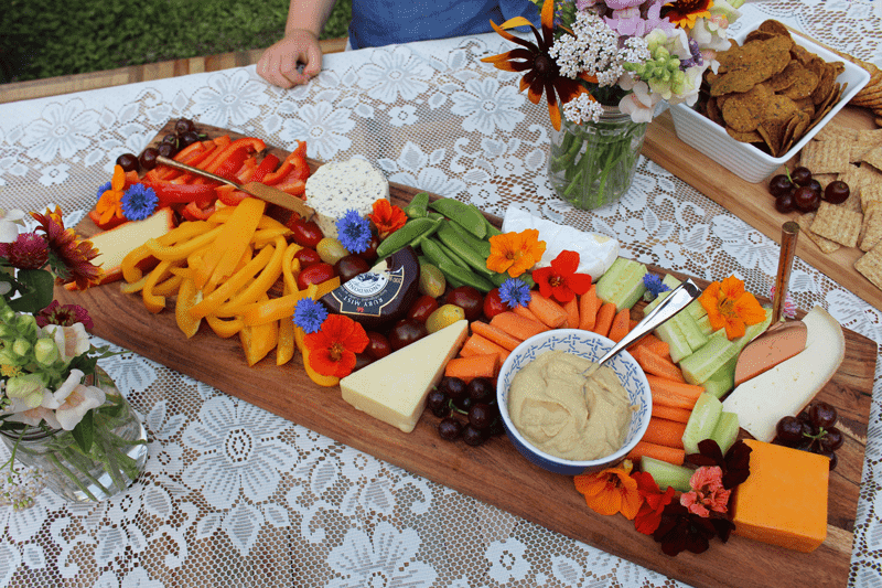 Edible Flowers How To Make A Charcuterie Board With Edible Flowers Life At Cloverhill