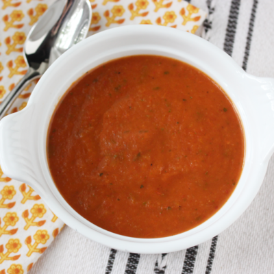 Roasted Tomato Basil Soup – Fresh from the Garden