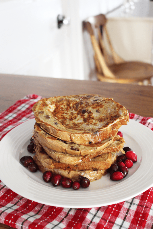 Homemade Cinnamon Raisin Bread French Toast (+ Hamilton Beach