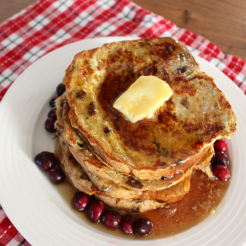 Homemade Cinnamon Raisin Bread French Toast (+ Hamilton Beach