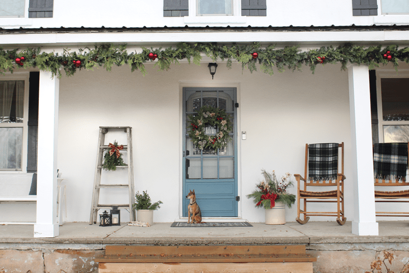 Farmhouse spring front porch decor - Hello Travel Blog