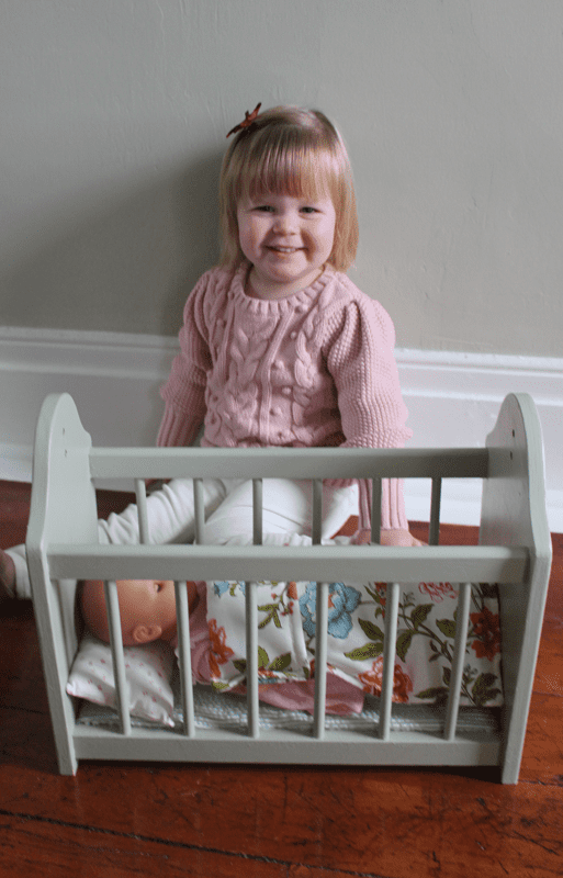 Homemade hotsell doll crib