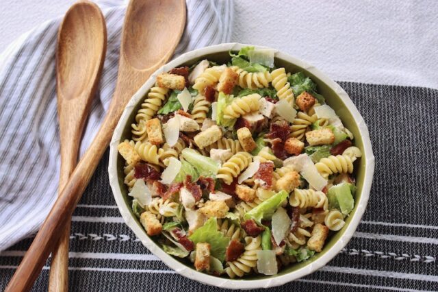 Chicken Caesar Pasta Salad - Life at Cloverhill