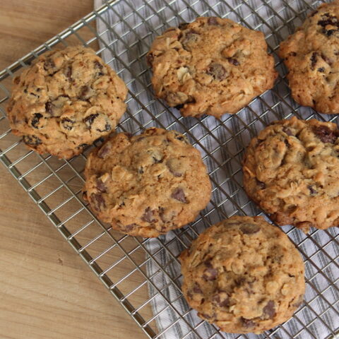 Oatmeal Raisin Chocolate Chip Cookies - Good Medicine Lodge Montana Sized Cookies