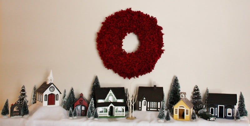 How to Make Your Own DIY Christmas Village - An Organized Season