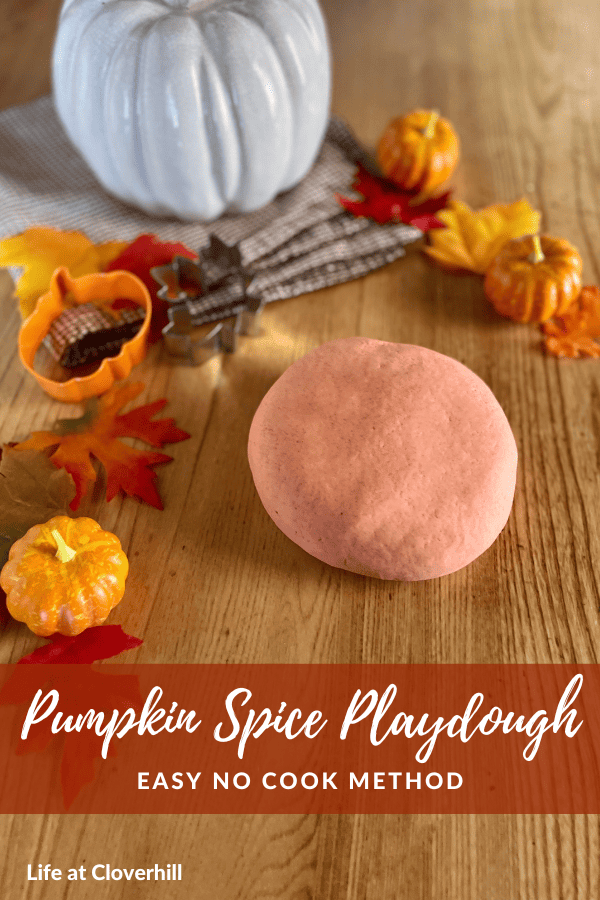 pumpkin spice playdough