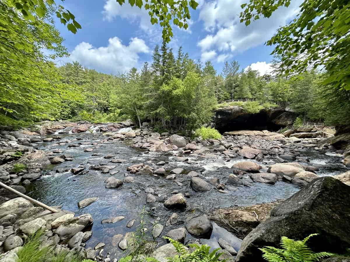 Natural Stone Bridge Lake George