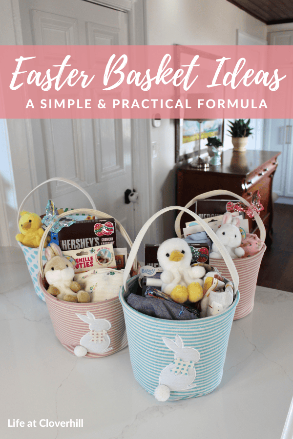 pinterest image of easter basket ideas
